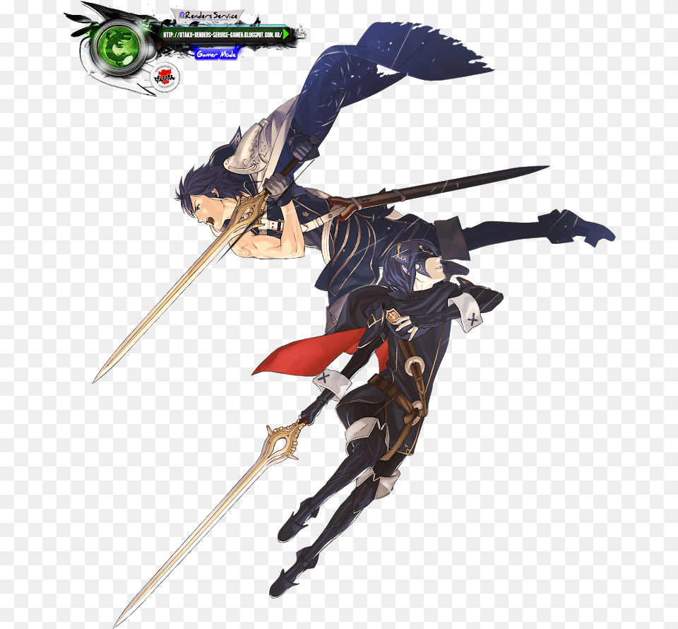 Lucina Vs Chrom Marth Fire Emblem Awakening Lucina, Sword, Weapon, Person Free Transparent Png