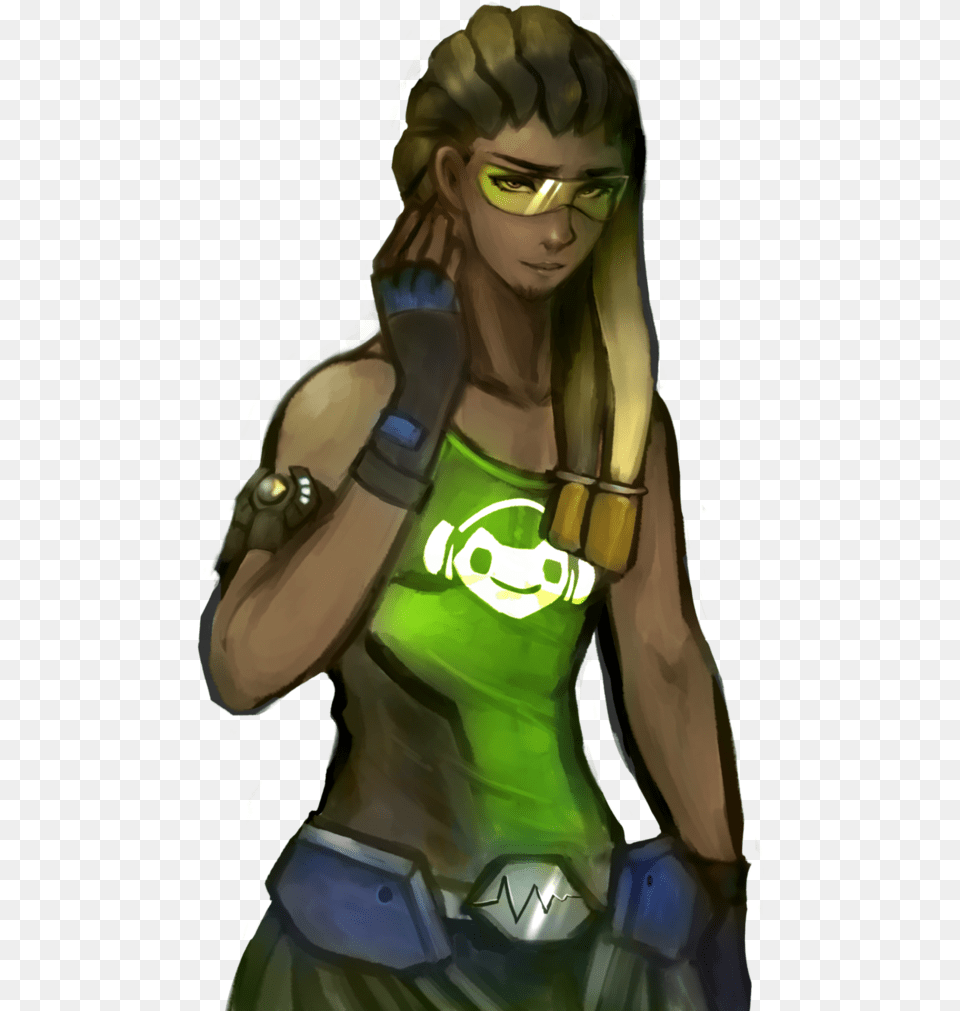Lucio With His Hair Artwork Overwatch Lucio Hair Down, Person, Clothing, Costume, Adult Free Png