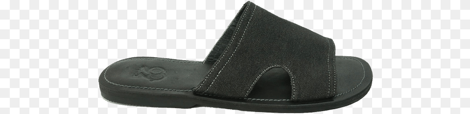 Lucious Black Denim Palm Slippers, Clothing, Footwear, Sandal, Shoe Free Transparent Png