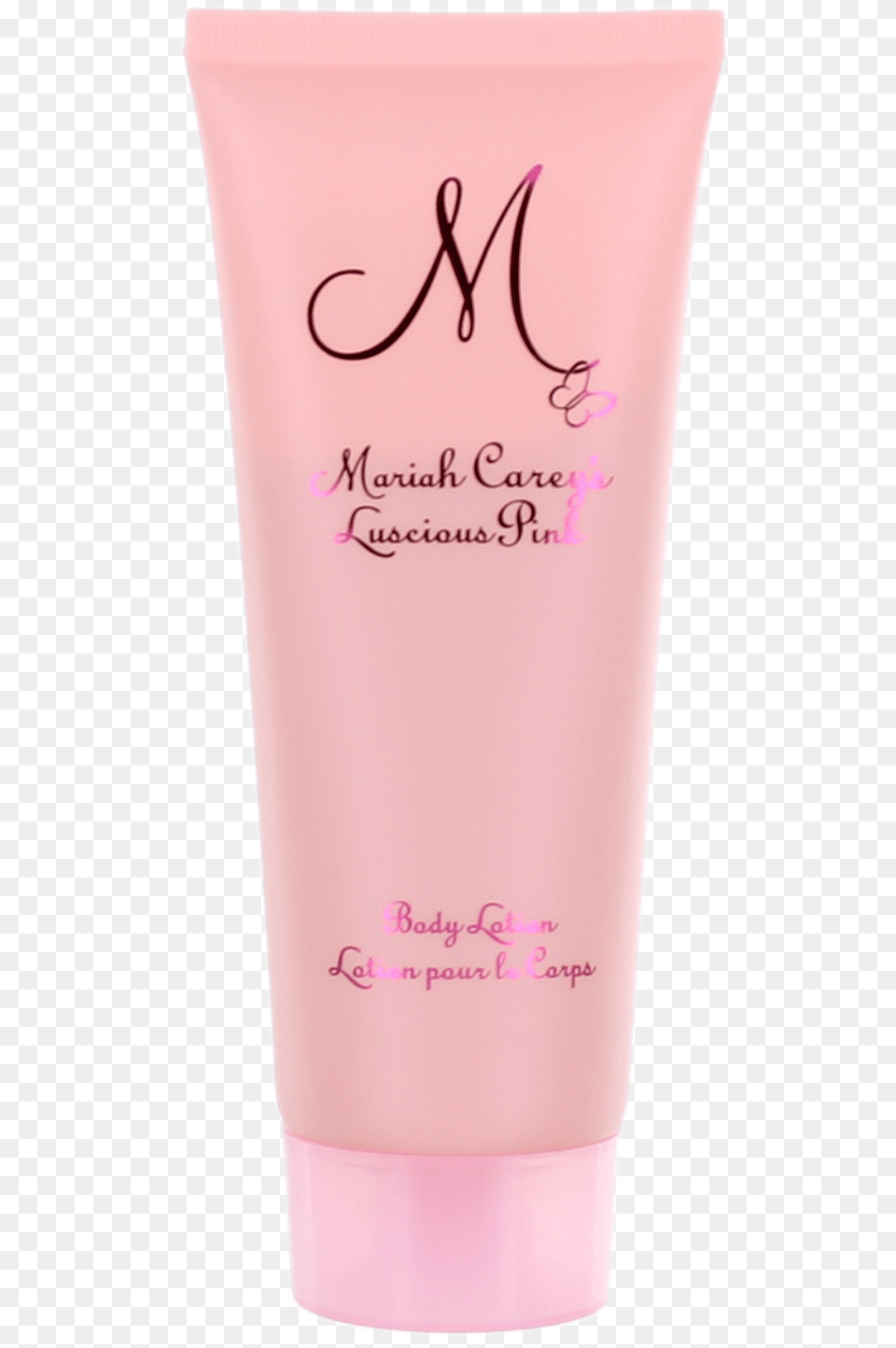 Lucious Pink By Mariah Carey For Women Body Lotion Lotion, Bottle, Cosmetics Png Image