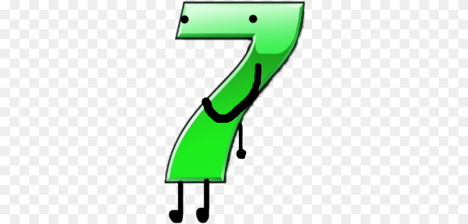 Lucky 7 Weird Face, Number, Symbol, Text Free Png Download