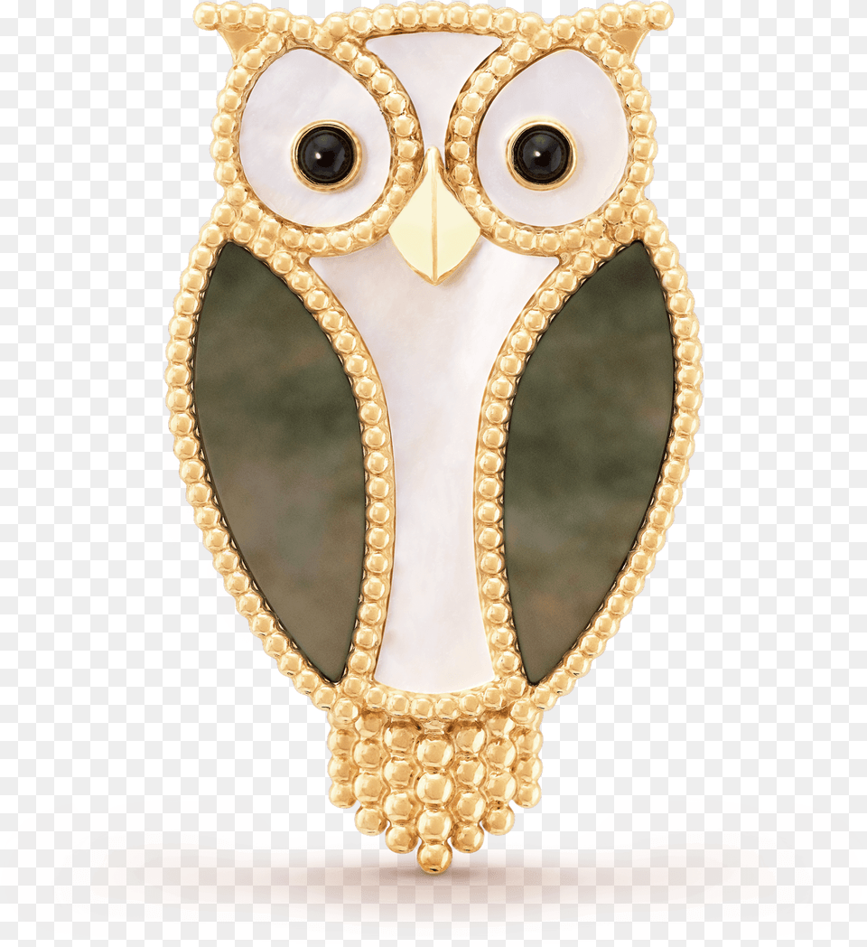 Lucky Animals Owl Clip Van Cleef Amp Arpels Animals, Accessories, Jewelry, Necklace, Gold Png Image