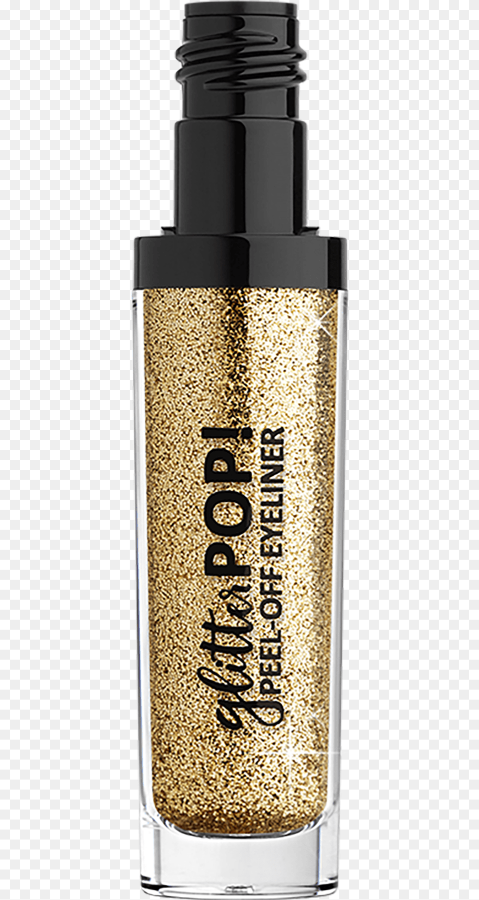 Lucky Bitch Too Faced Glitter Pop Peel Off Eyeliner, Bottle, Cosmetics, Perfume Png Image