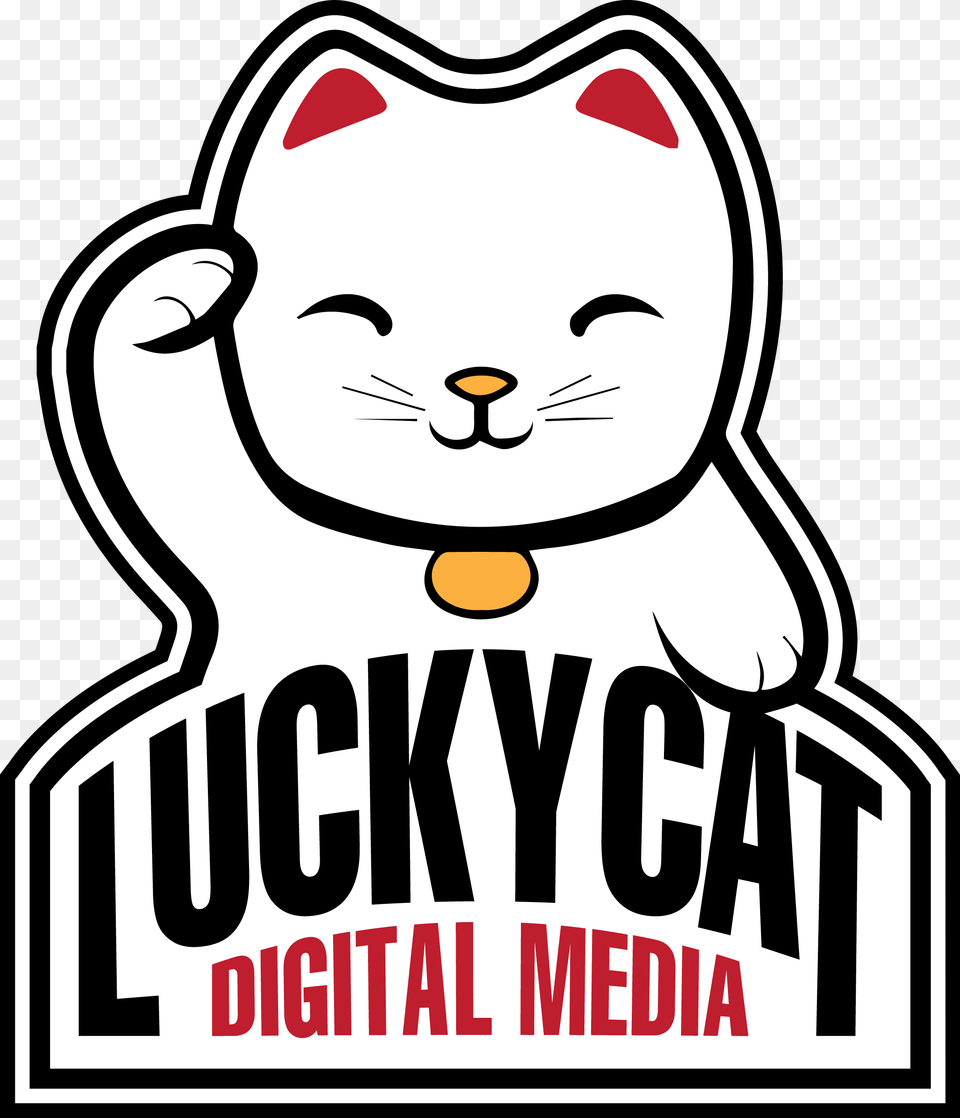 Lucky Cat Logo, Baby, Person, Advertisement, Poster Png