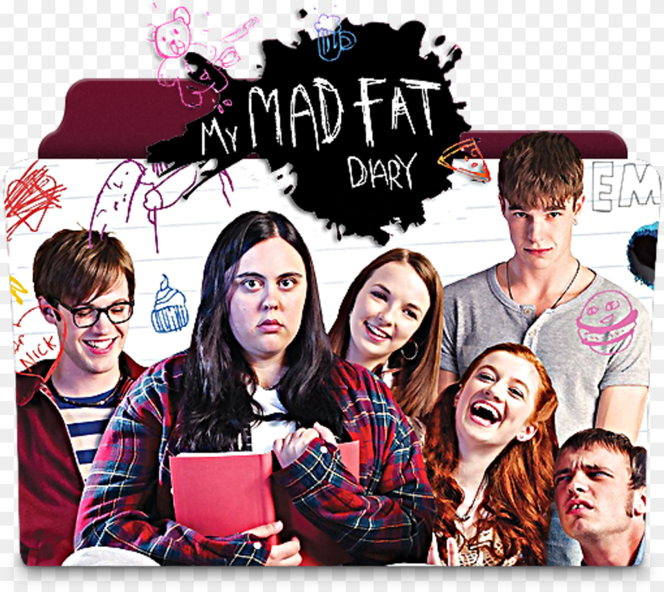 Lucky Chloe Serie My Mad Fat Diary, Book, Page, Publication, Text Free Png