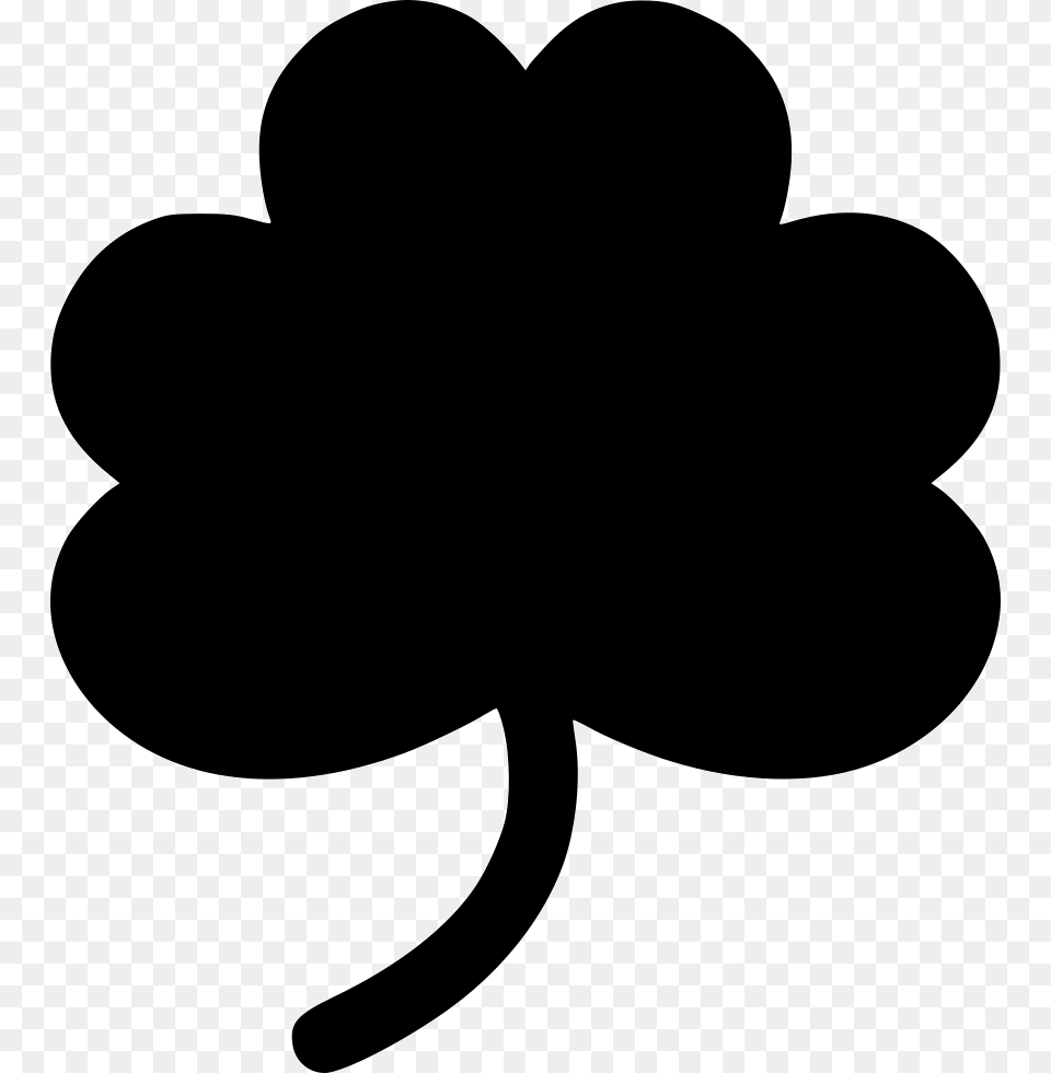 Lucky Clover, Silhouette, Stencil Free Png Download