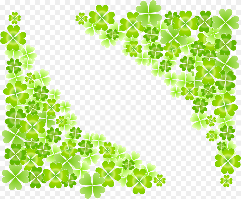 Lucky Clover Four Leaf Clovers Background, Electronics, Mobile Phone, Phone, Person Free Transparent Png