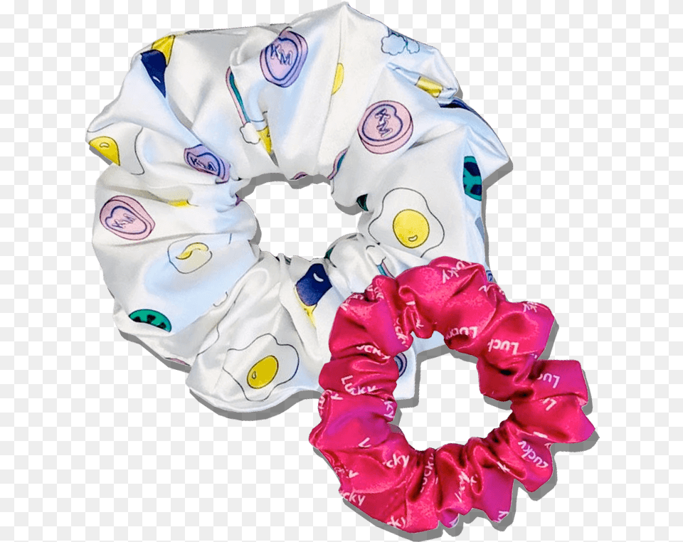 Lucky Confide Scrunchies Scarf, Baby, Person, Clothing, Glove Free Png