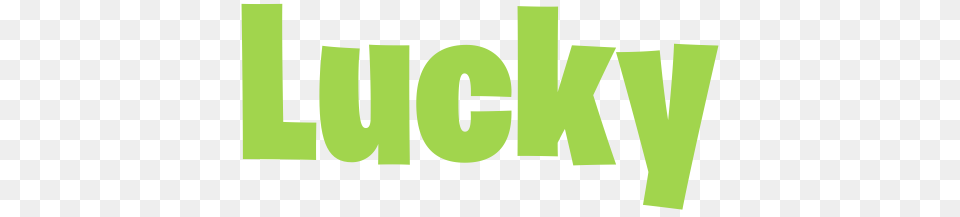 Lucky Fortnite Logo, Green, Text Free Transparent Png
