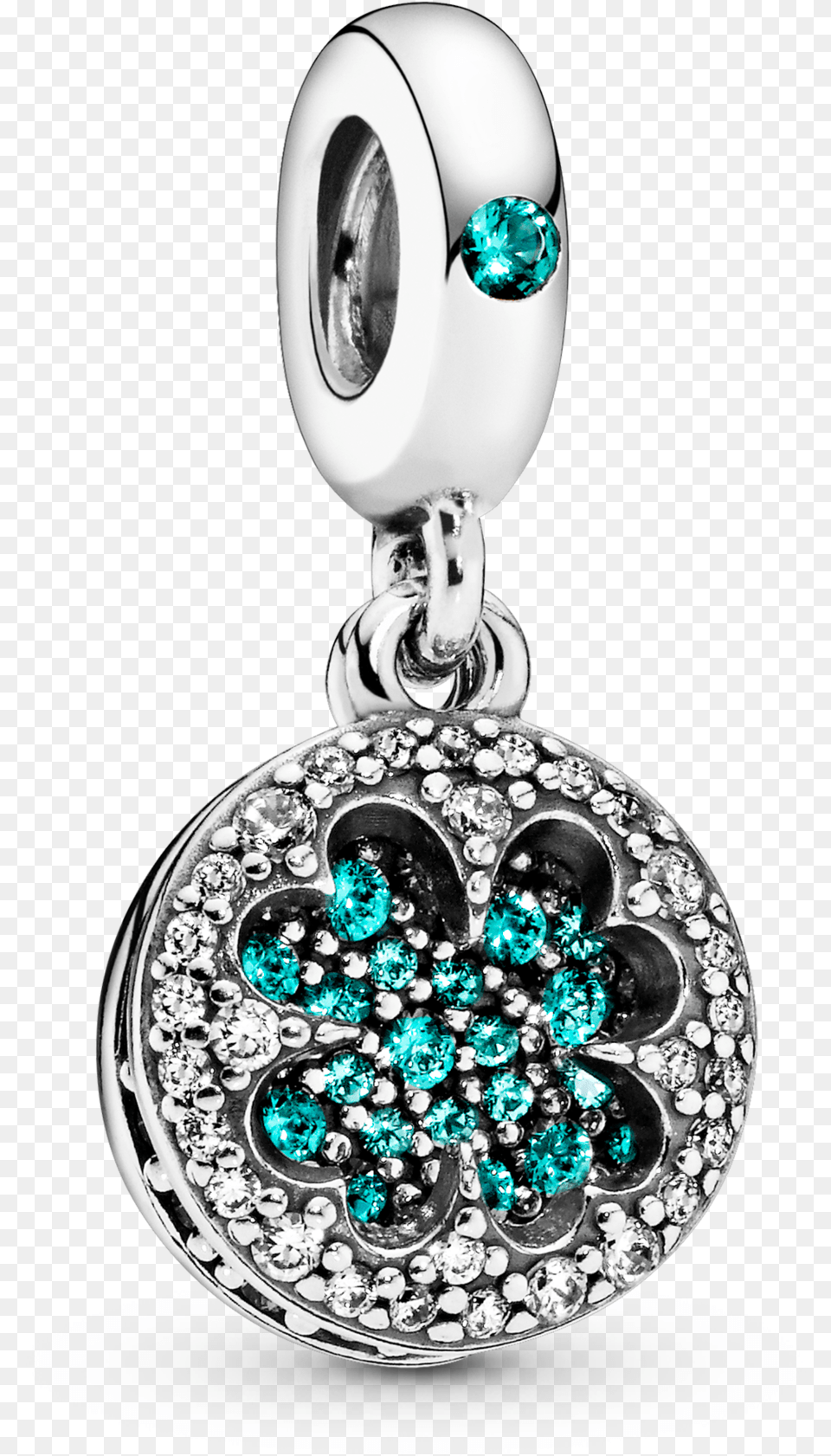Lucky Four Leaf Clover Dangle Charm Pandora Hk Pandora Stork Charm, Accessories, Earring, Jewelry, Diamond Free Transparent Png