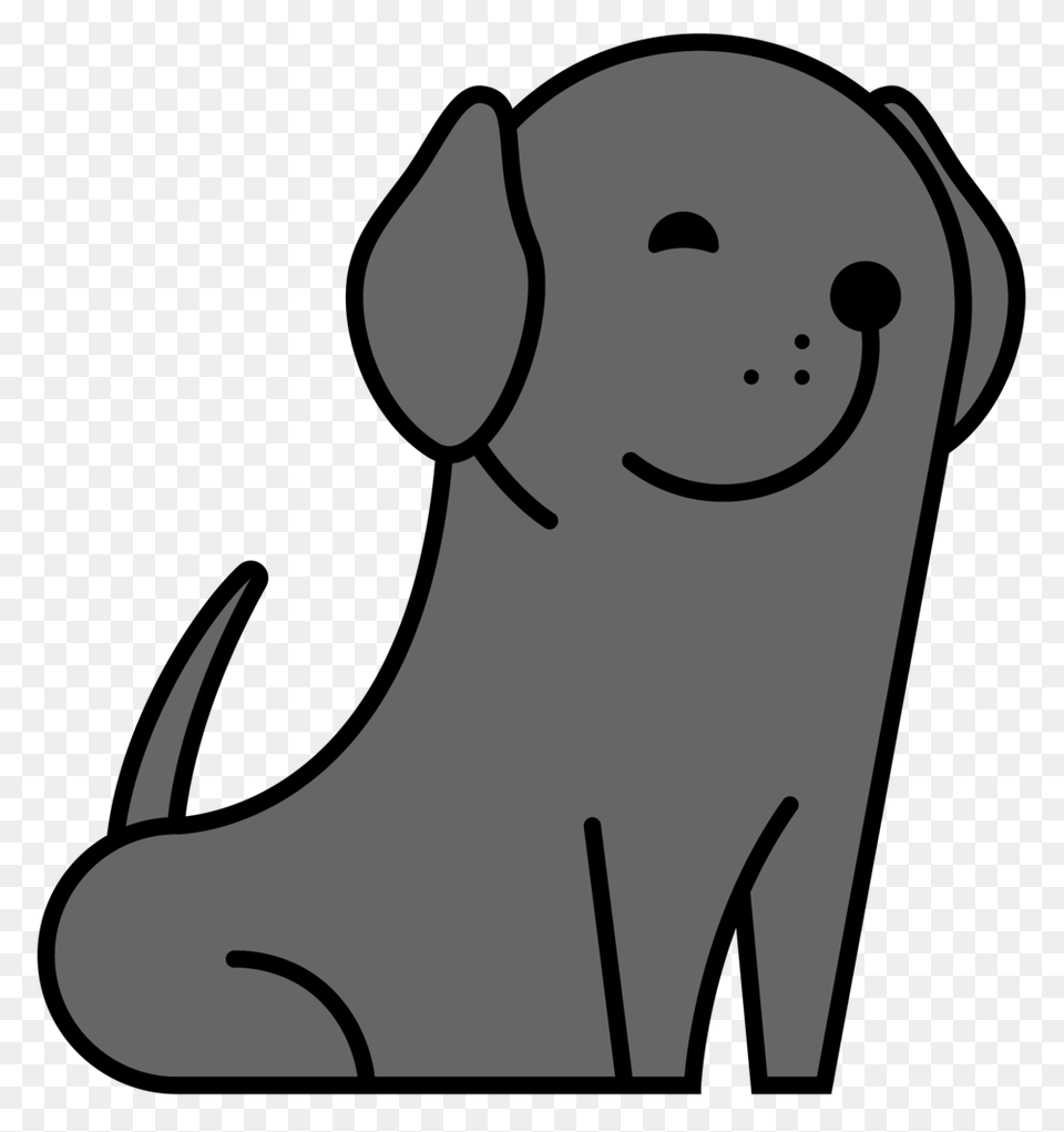 Lucky Lab Rescue, Stencil, Animal, Canine, Mammal Free Png Download