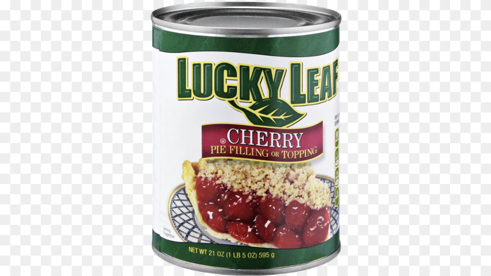 Lucky Leaf Cherry Pie Filling Or Topping 21 Oz Can, Tin, Berry, Raspberry, Food Free Png Download