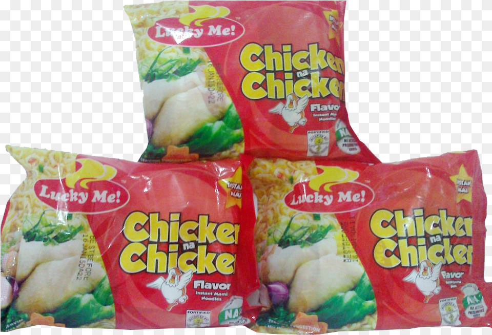 Lucky Me Chicken Noodles 55g Lucky Me Noodles, Food, Snack Free Transparent Png