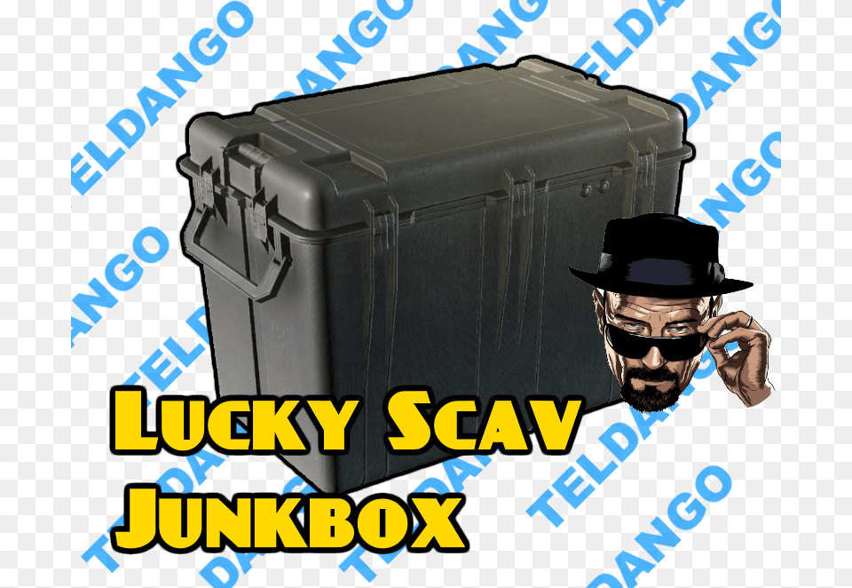 Lucky Scav Junkbox Junk 1 Danger Ahead Sign, Adult, Male, Man, Person Png Image