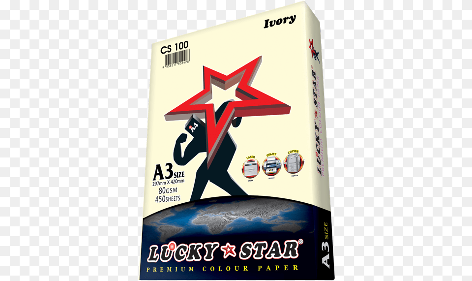 Lucky Star A4 Paper, Advertisement, Poster, Book, Publication Png Image