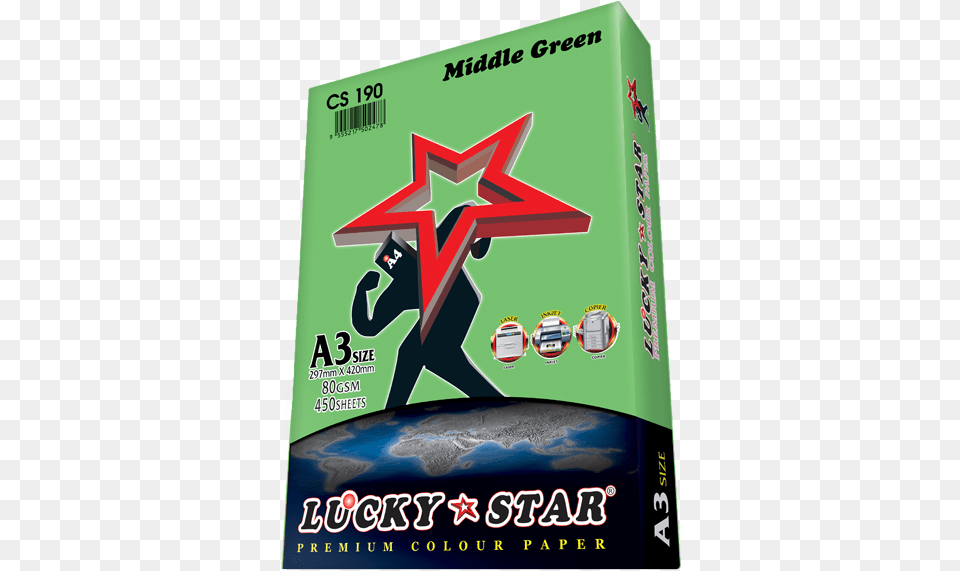 Lucky Star A4 Paper 80gsm, Book, Publication, Advertisement, Poster Free Transparent Png