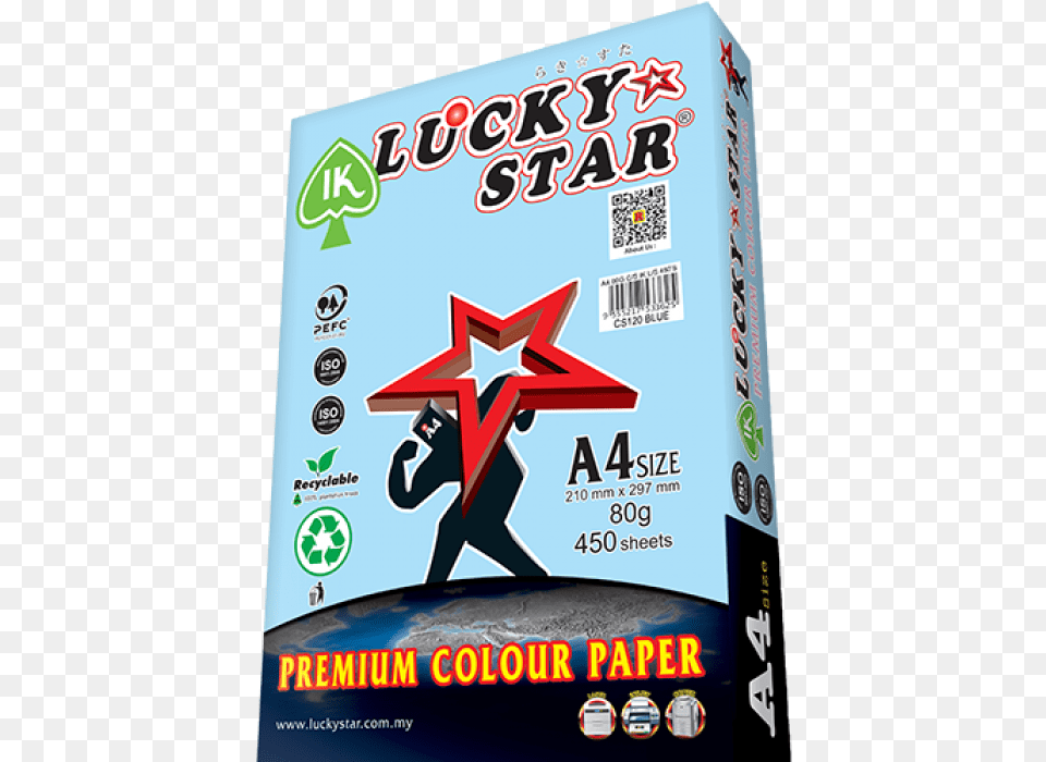 Lucky Star Lucky Star A4 Paper, Advertisement, Poster, Qr Code, Book Free Png