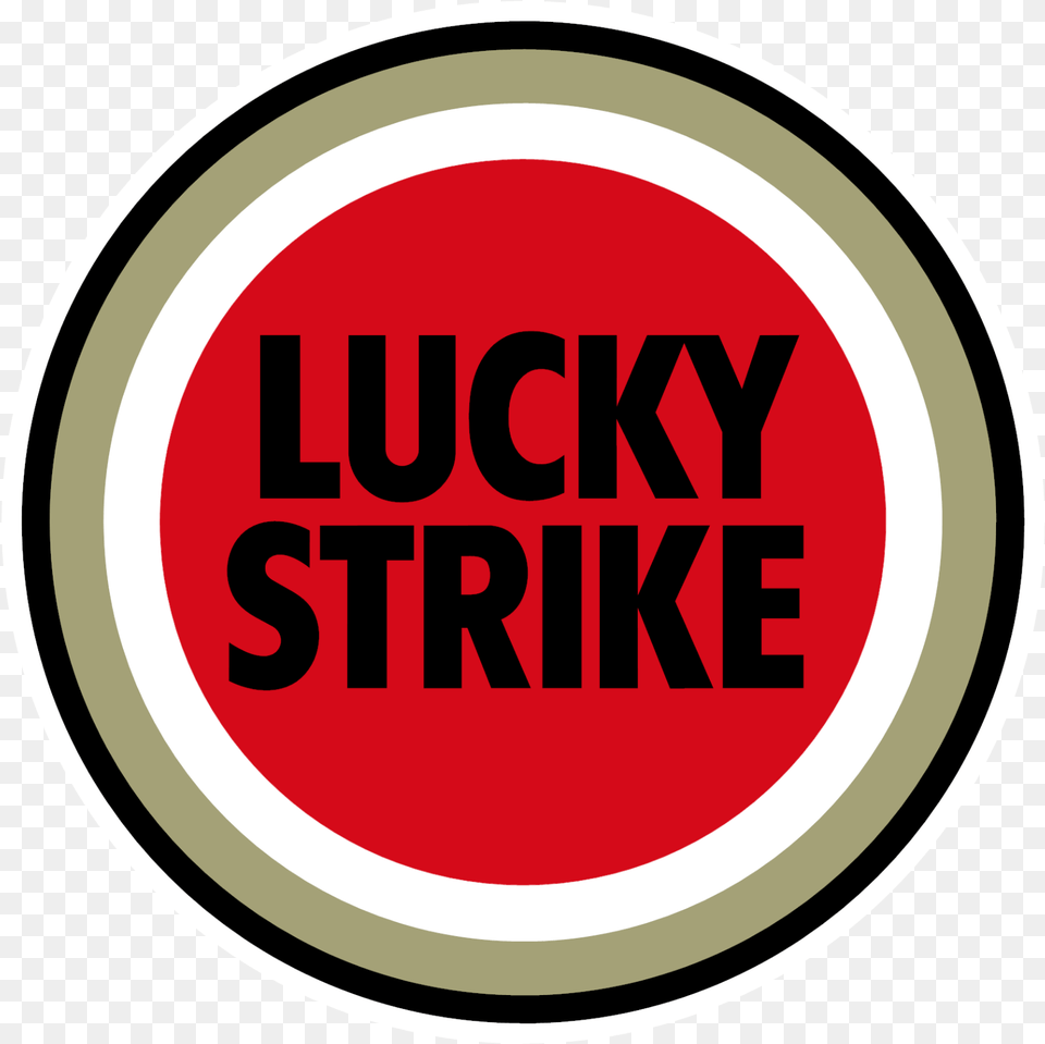 Lucky Strike Cigarettes Logo Chose Size Decal Sticker Circle, Symbol, Sign Png