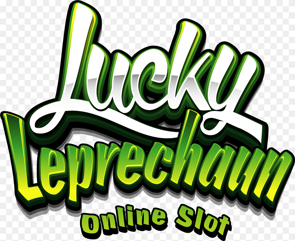Lucky The Leprechaun Picture Royalty Calligraphy, Green, Logo, Dynamite, Weapon Png Image