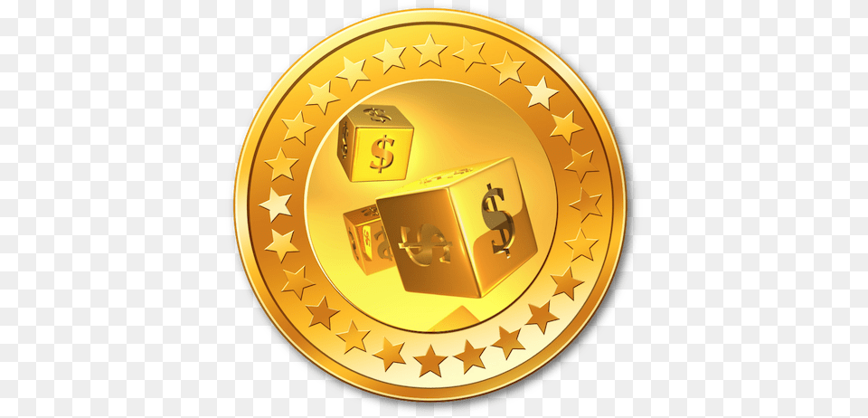 Luckycoin Cryptocurrency Gold Coin Icon, Treasure, Disk Free Transparent Png