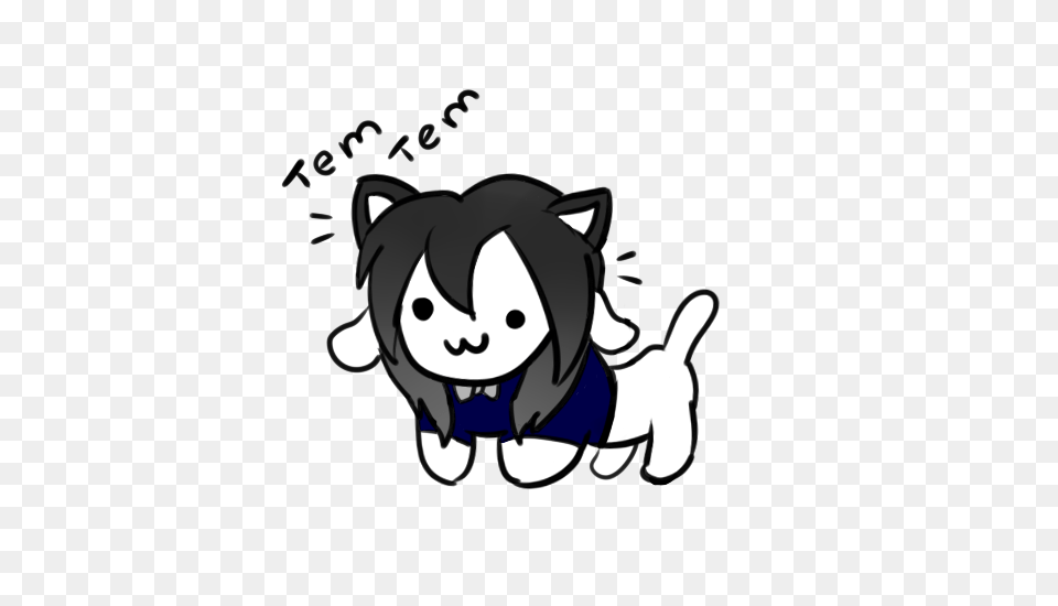 Luckynekoprincess Temmie Is My Spirit Animal In Undertale, Stencil, Person, Head, Face Free Transparent Png
