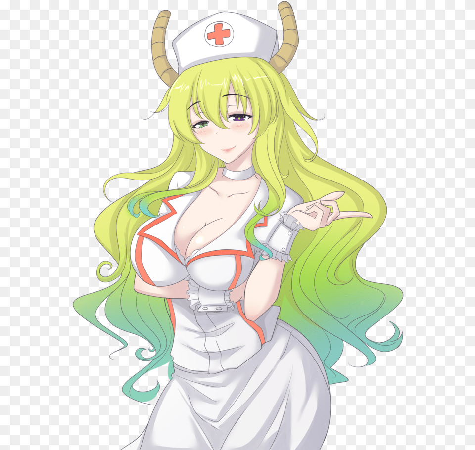 Lucoa Nurse Ver Nurse Waifu, Book, Comics, Publication, Adult Free Png Download