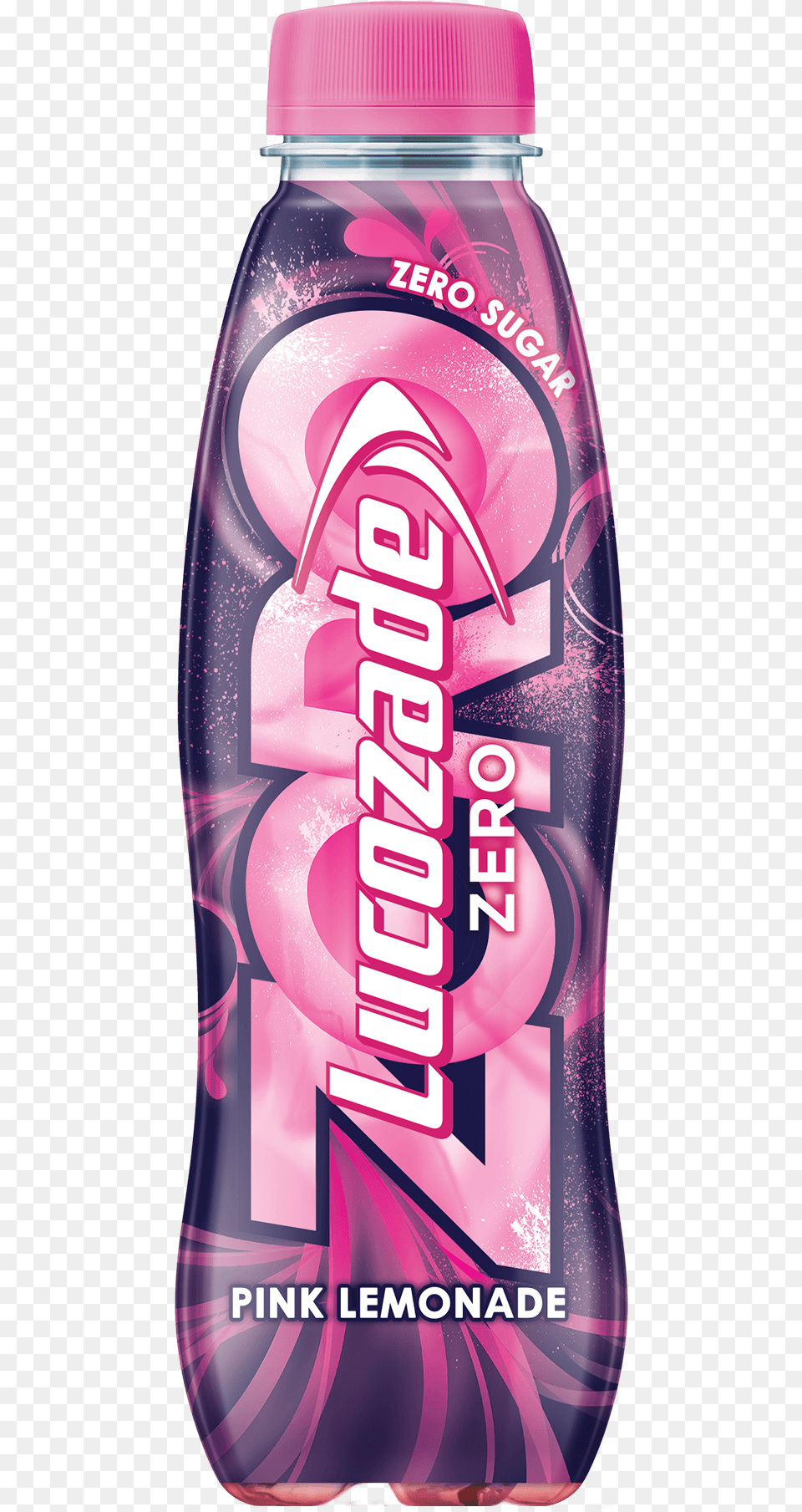 Lucozade Zero Pink Lemonade Pink Lucozade Zero, Bottle, Can, Tin Free Png