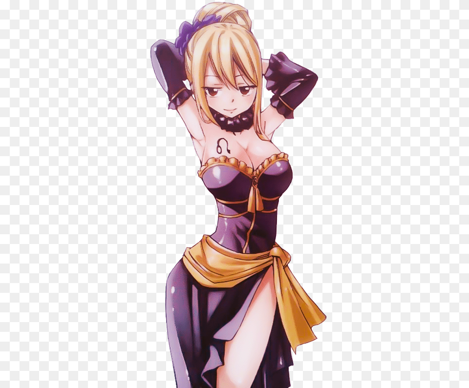Lucy And Fairy Tail Lucy Heartfilia Star Dress Leo, Book, Publication, Comics, Adult Png Image