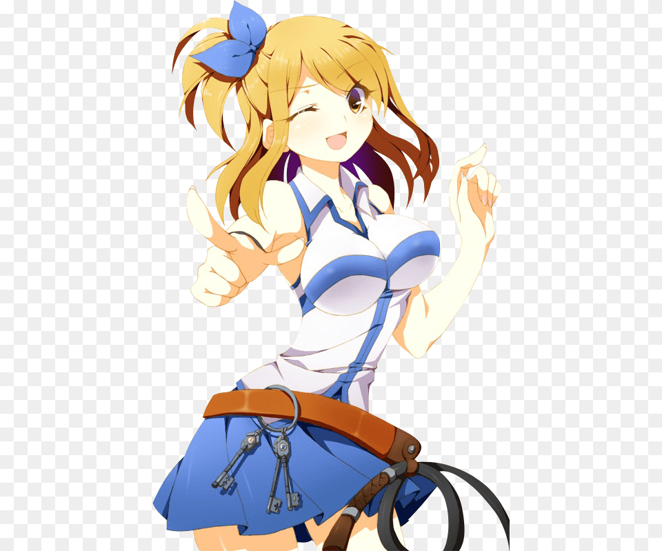 Lucy Blink Fairy Tail Render Lucy Fairy Tail, Book, Publication, Comics, Adult Free Transparent Png