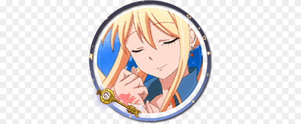 Lucy Heartfilia Celestialkeying Twitter Fairy Tail Leo Key, Book, Comics, Publication, Face Free Png Download