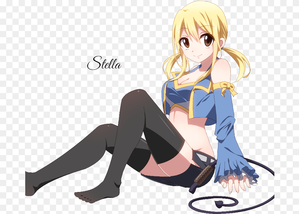 Lucy Heartfilia Fairy Tail Lucy Skirt, Book, Comics, Publication, Adult Free Png Download