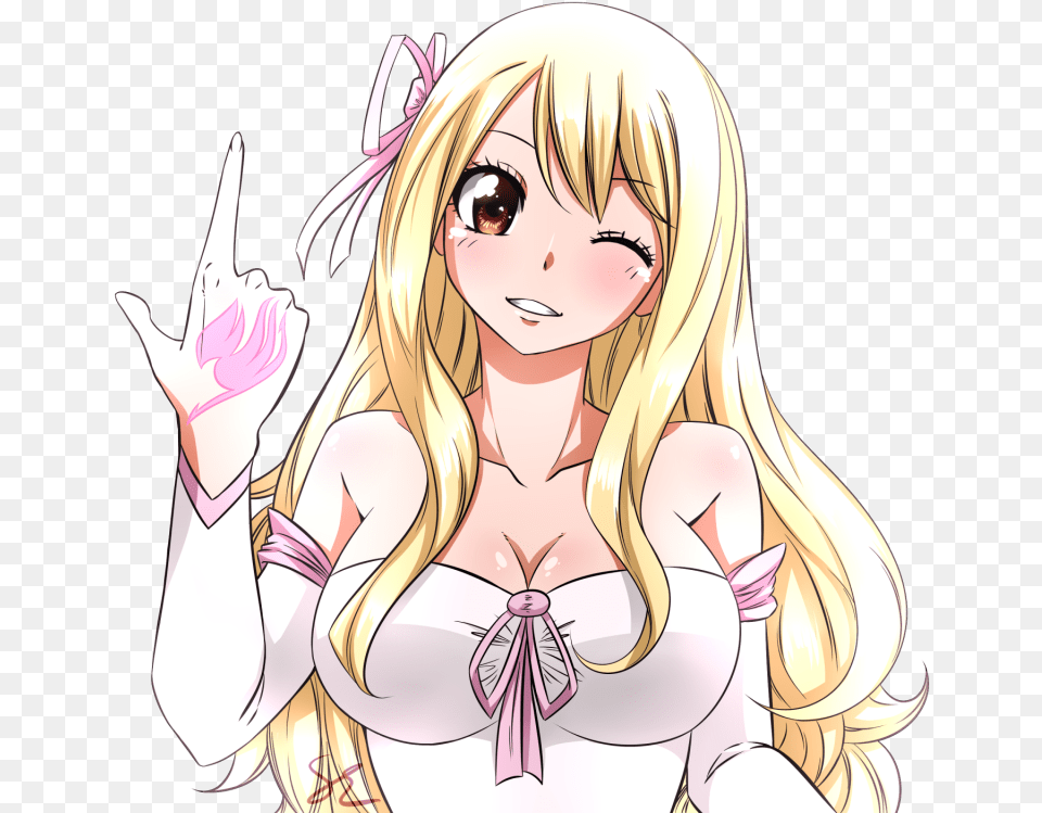 Lucy Heartfilia Lucy Anime Fairy Tail, Book, Comics, Publication, Adult Free Png Download