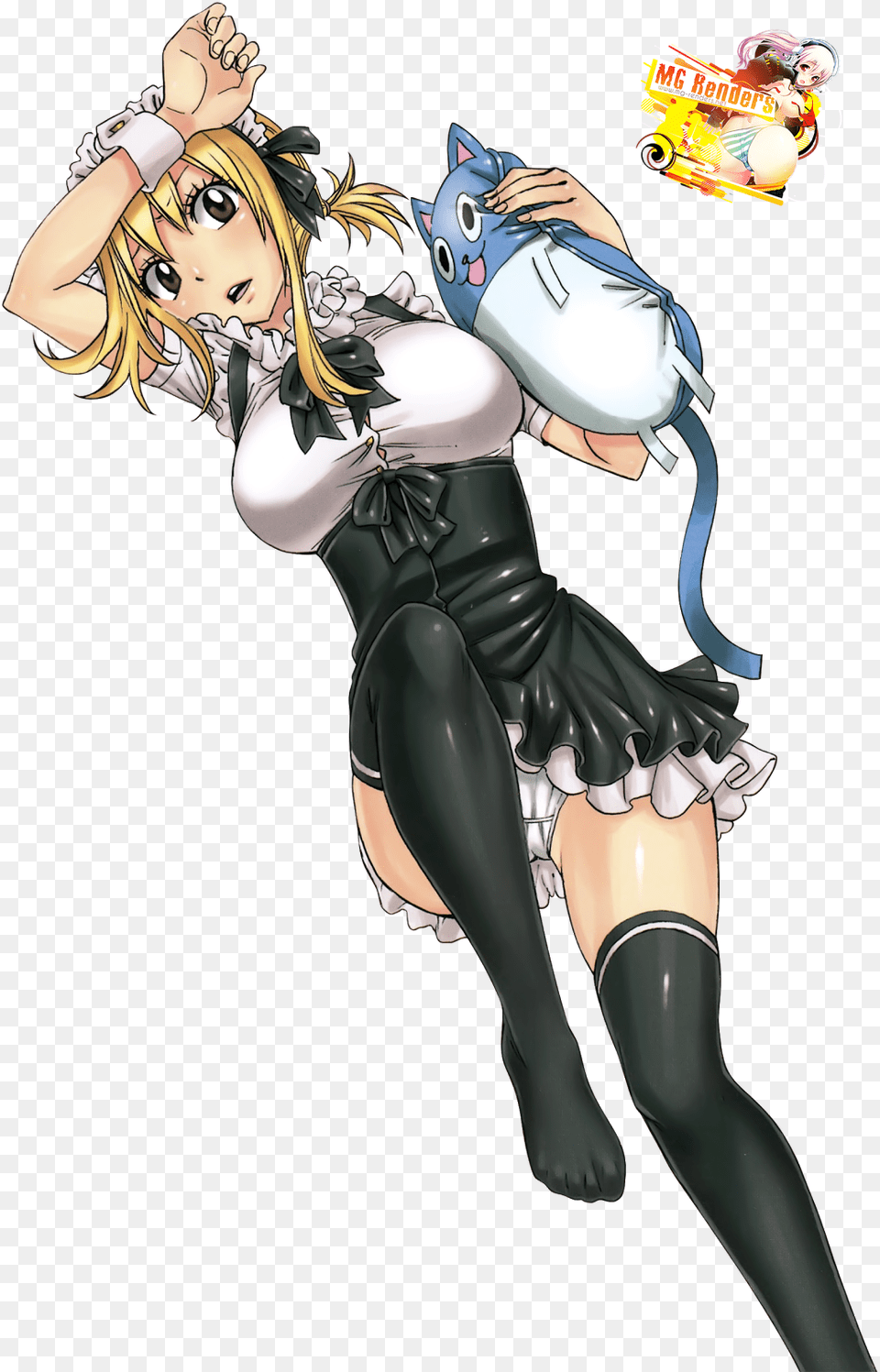 Lucy Heartfilia Maid Fairy Tail Hentai Maid, Book, Comics, Publication, Adult Free Png
