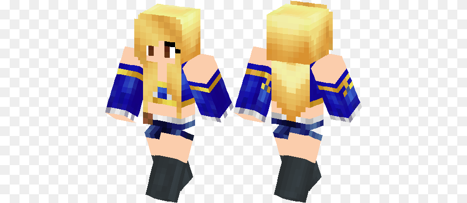 Lucy Heartfilia Minecraft Skin Person, Clothing, Shorts, Body Part Free Png Download