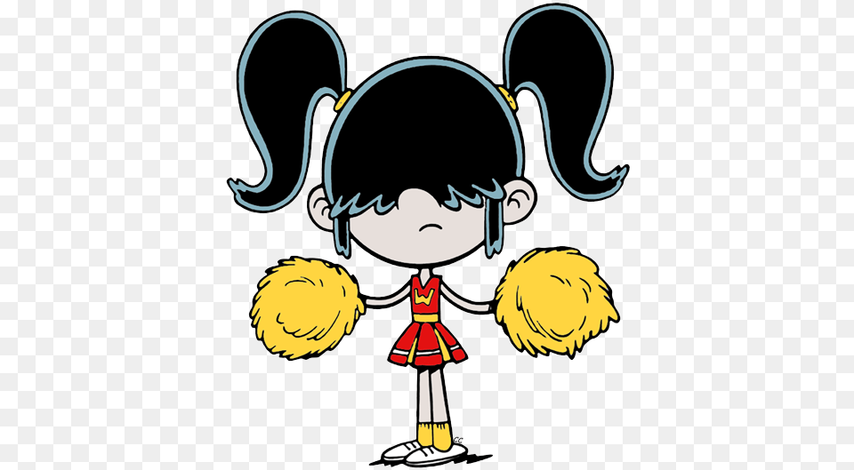 Lucy Loud Loud House Lucy Cheerleader, Baby, Person, Face, Head Png Image