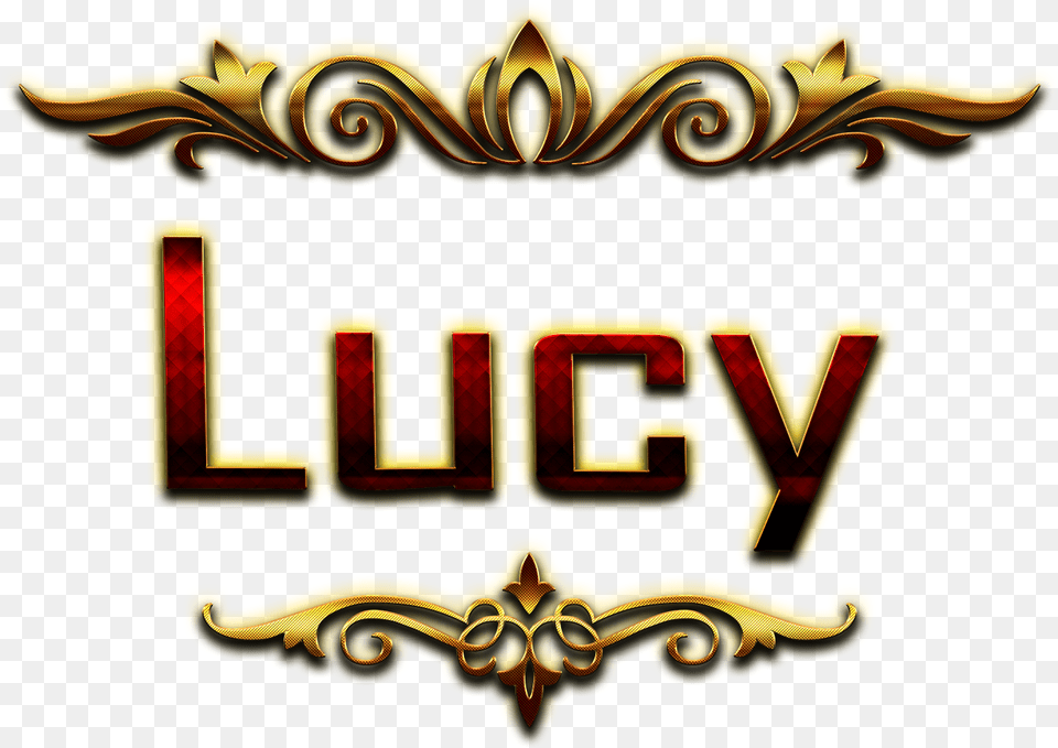 Lucy Name Logo Bokeh Krishna Name, Emblem, Symbol Free Transparent Png