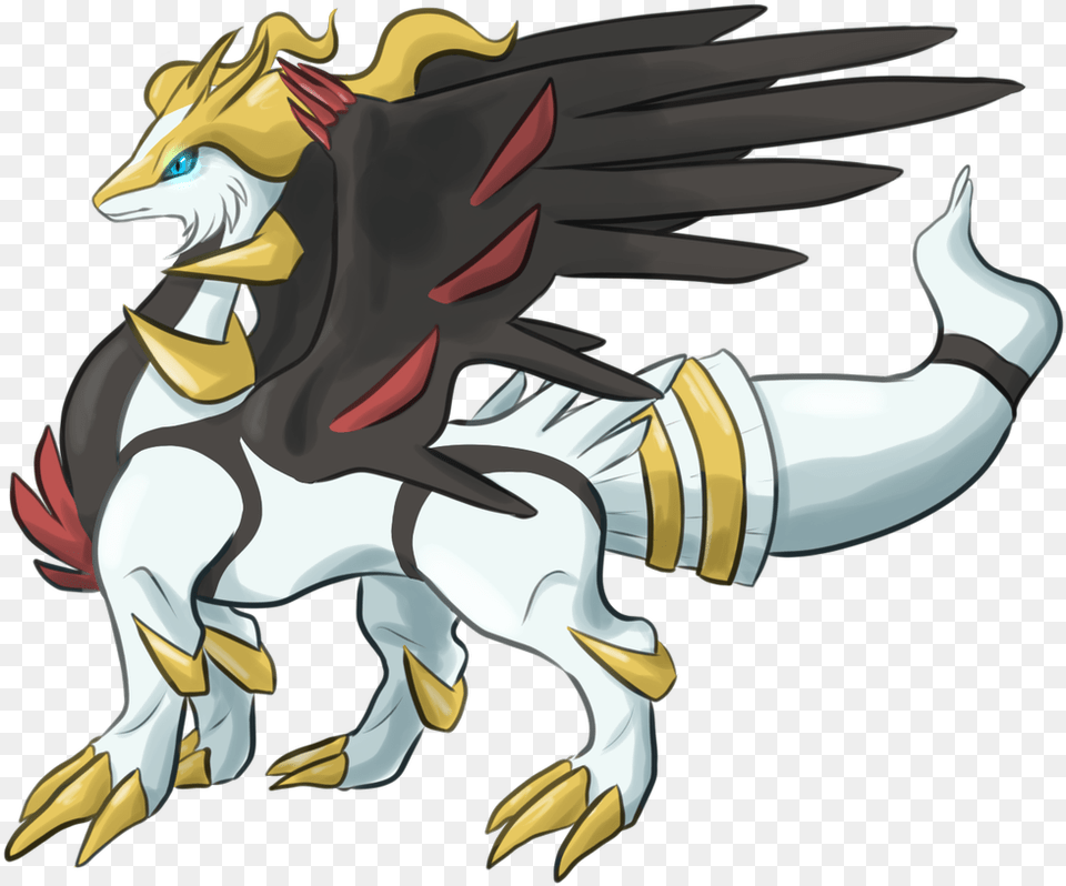 Lucy On Twitter Reshiram And Giratina Fusion, Electronics, Hardware, Animal, Dinosaur Png