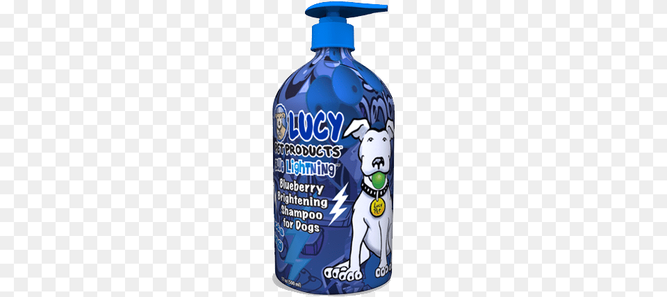 Lucy Pet Products Blue Lightning Blueberry Brightening Lucy Pet Blue Lightning Blueberry Brightening Shampoo, Bottle, Lotion Free Png Download