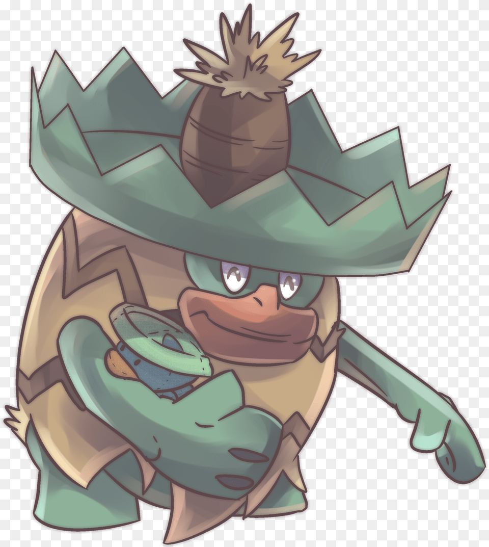 Ludicolo Hassboh Cartoon, Clothing, Hat, Baby, Person Png Image