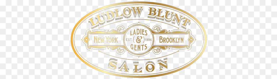 Ludlow Blunt Hairdressing Salons In Brooklyn New York Ludlow Blunt Products Logo, Badge, Symbol, Disk, Accessories Free Png