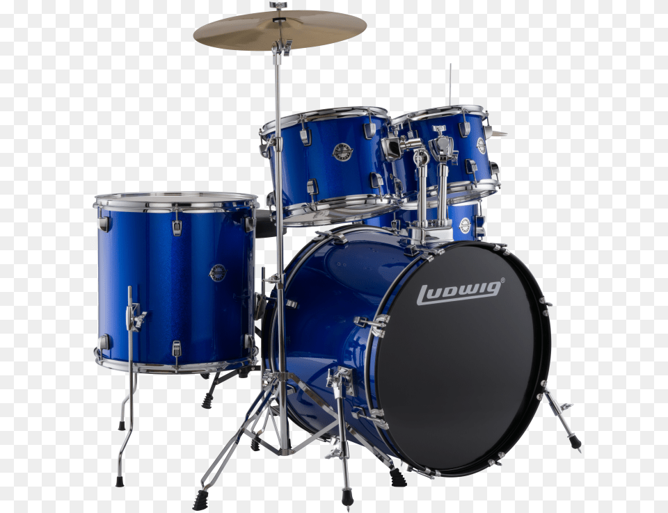 Ludwig Best Drum Kit Ludwig Lc175 Accent Drive Black, Musical Instrument, Percussion Png