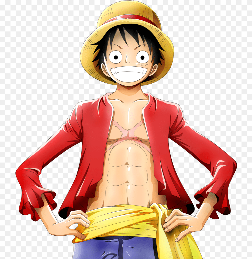 Luffy, Adult, Book, Comics, Female Free Png Download