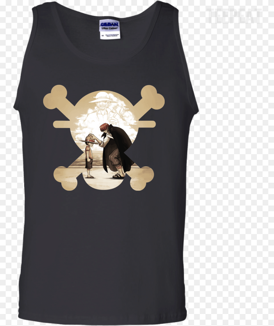 Luffy And Shanks Teeclass Will Of The D T Shirt, Clothing, T-shirt, Adult, Female Png