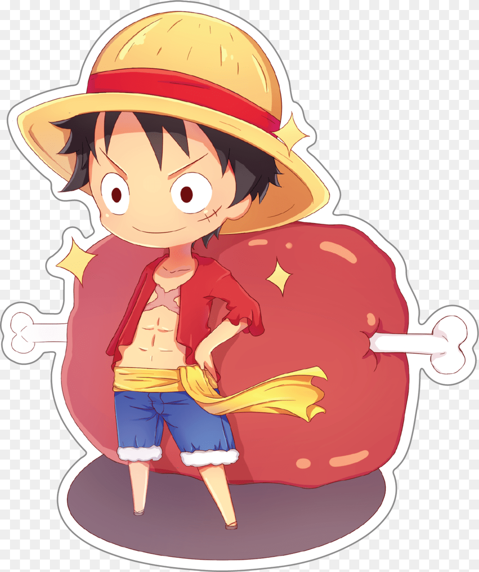 Luffy Chibi, Book, Comics, Publication, Baby Free Png