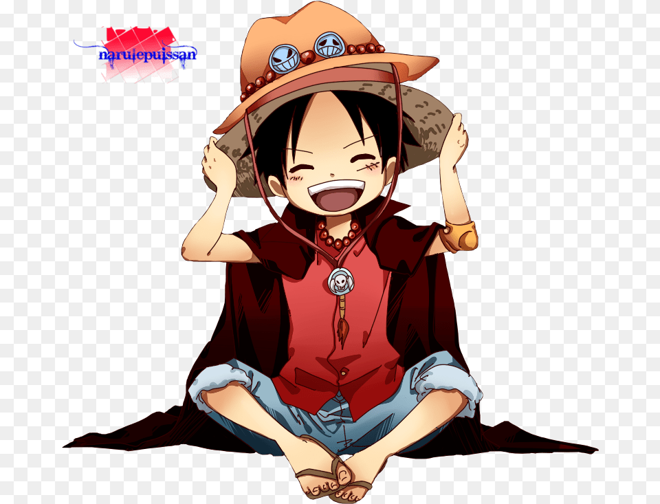 Luffy Chibi One Piece, Book, Comics, Publication, Adult Png