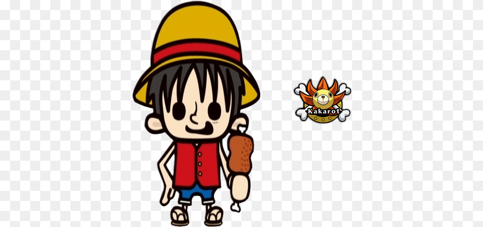 Luffy Chibi Panson Works One Piece Dessin Goodie Souriant One Piece Pansonworks Luffy Big Sticker, Baby, Person Free Png