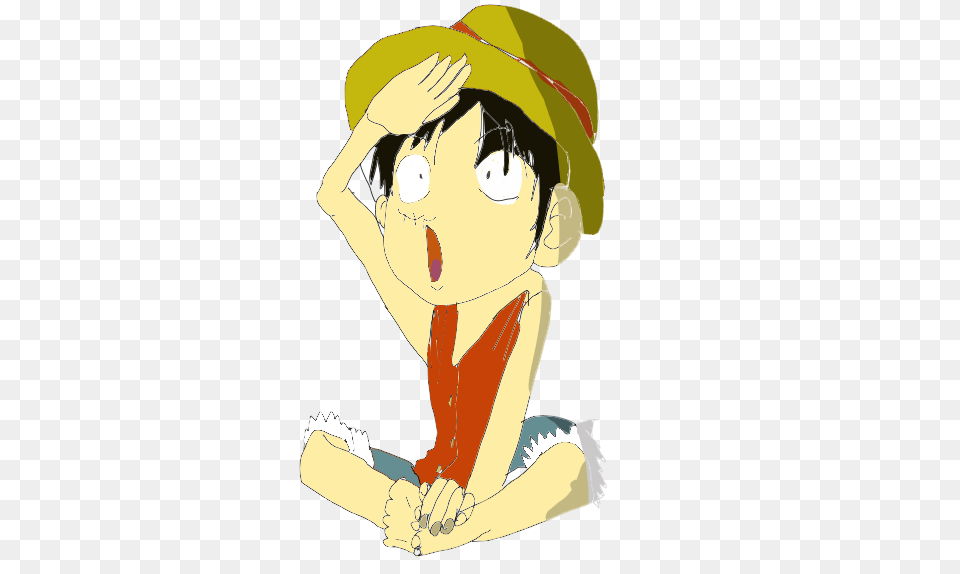 Luffy From One Piece, Person, Book, Comics, Face Free Png
