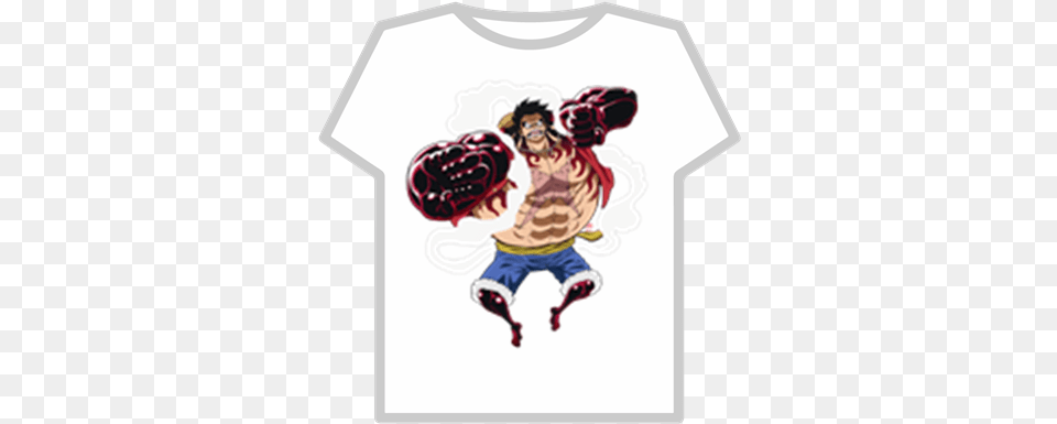 Luffy Gear Roblox Gear Fourth, Clothing, T-shirt, Baby, Person Free Png