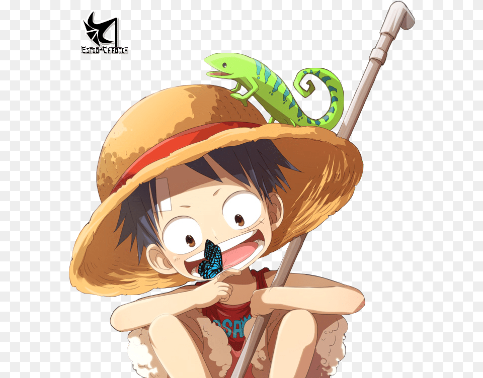 Luffy Kid Render, Baby, Person, Clothing, Hat Free Png