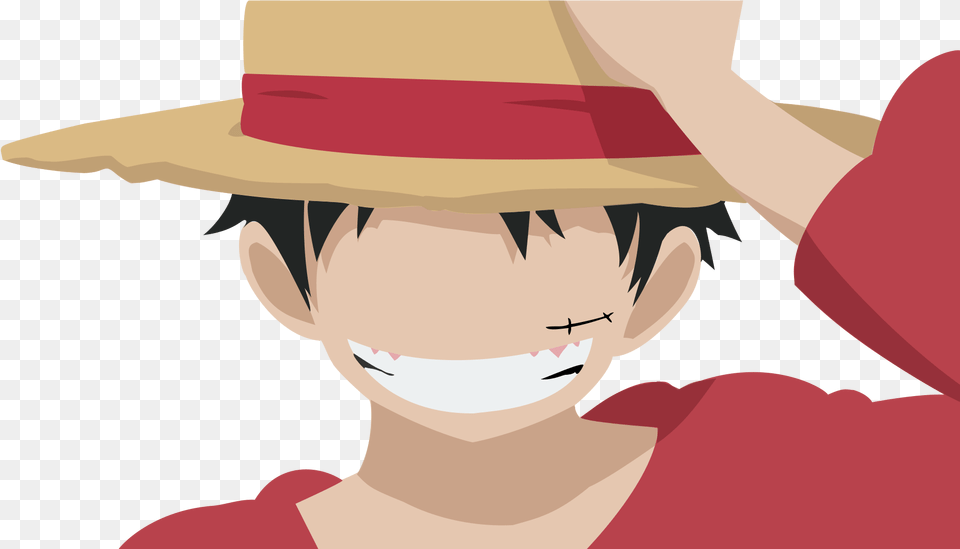 Luffy Luffy Happy, Clothing, Hat, Sun Hat, Person Png